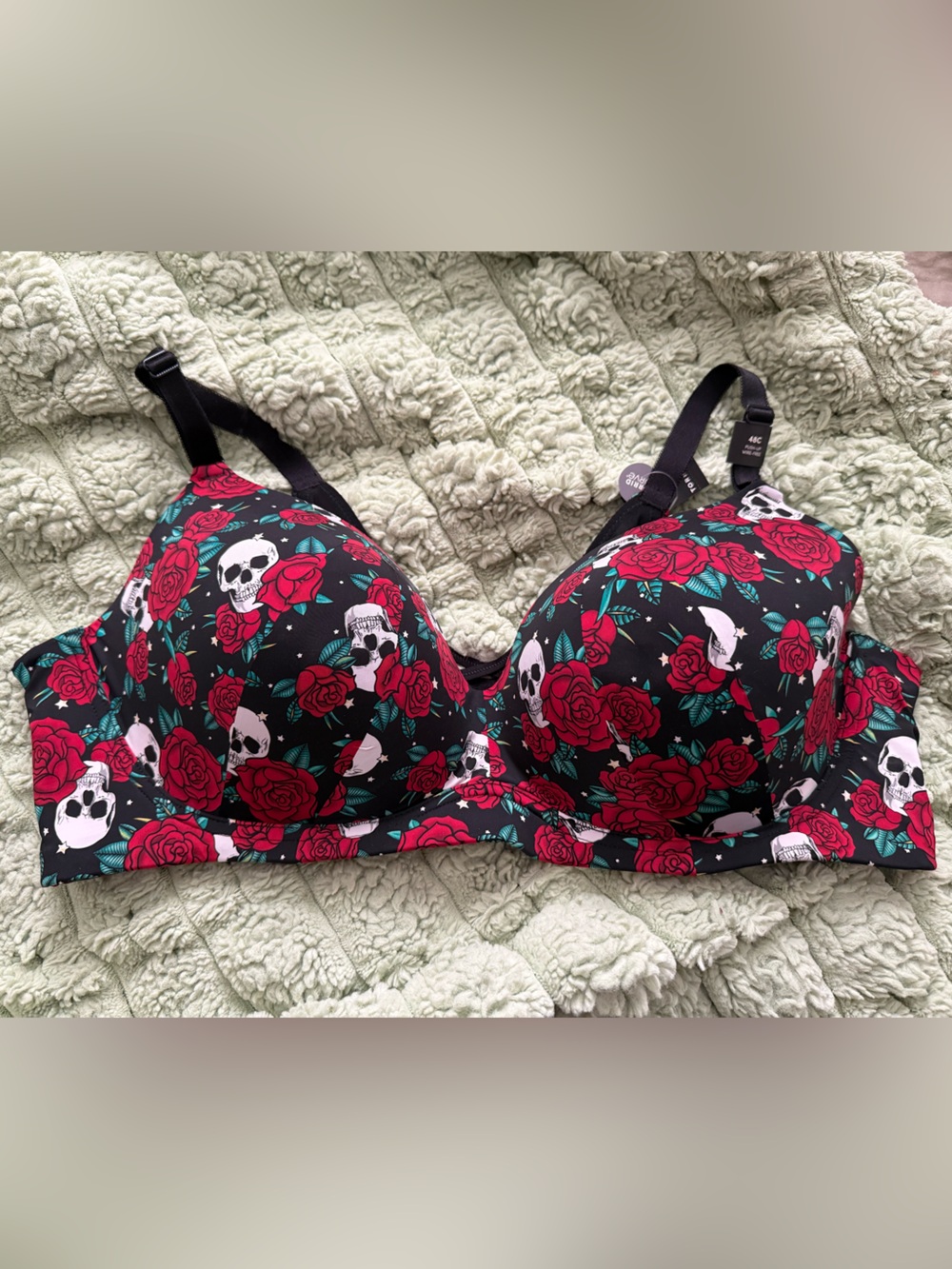Torrid Skull/Rose Push-Up Bra